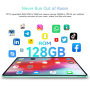 OUKITEL OT11: 11" Tablet, 8000mAh Battery, Android  14 Octa-core 16GB RAM + 128GB ROM BLACK